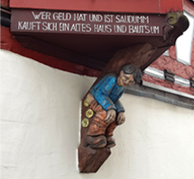 Bauinschrift-mit-Fazit,-Herborn