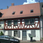 Fachwerkhaus nach Abschluss der Sanierung, Frankfurt-Höchst, © Denkmalamt Frankfurt am Main