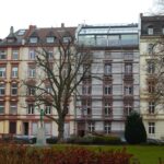 Fremdkörper in denkmalgeschütztem Umfeld, Frankfurt-Sachsenhausen, © Denkmalamt Frankfurt am Main